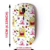 2.4G Wireless Mouse with Cute Pattern Design for All Laptops and Desktops with Nano Receiver - Cute Cartoon Monster view 2