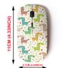 2.4G Wireless Mouse with Cute Pattern Design for All Laptops and Desktops with Nano Receiver - Colorful Cartoon view 2