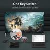 8K HDMI 2.1 Switch Splitter2 in 1 out, BolAAzuL HDMI 2.1 Switcher Adapter - 8K@60Hz, 4K@120Hz, 1080p@120Hz, HDR, UHD, 48Gbps - HDMI Switch 2 Input 1 Output for X-Box PS5 PS4 Blue-ray Player Monitors view 4