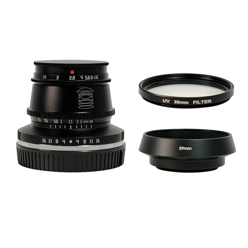 TTArtisan 35mm F1.4 APS-C Large Aperture Wide Angle Portrait Lens for Nikon Z Mount Camera Black Z6 Z7 ZFC