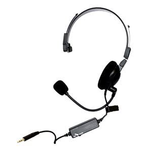 CR Laurence Norcon Communications TTU-NCHS Two-Way Communication Headset Black Wired with Noice Cancellation