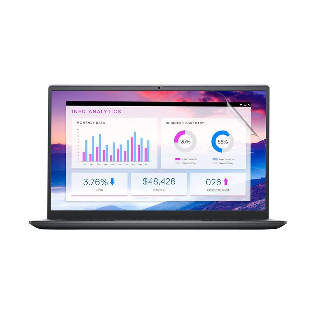 celicious Vivid Invisible Glossy HD Screen Protector Film Compatible with Dell Vostro 14 5410 [Pack of 2]