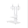 Proman Products ST17175 Marco TV Stand for Television up to 85", Adjustable Height and Shelved, White view 1