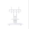 Proman Products ST17175 Marco TV Stand for Television up to 85", Adjustable Height and Shelved, White view 2