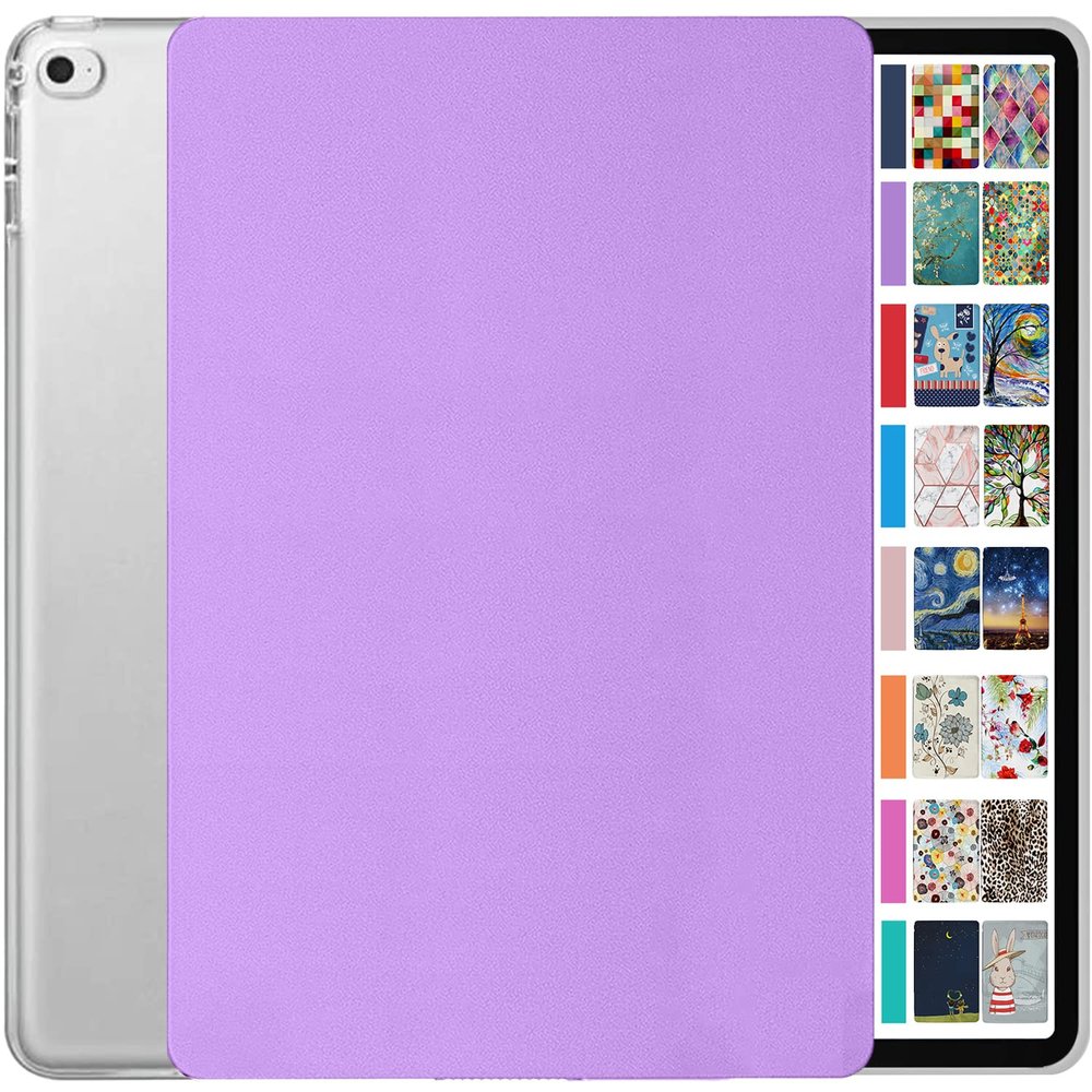 DuraSafe Cases for iPad Pro 12.9 2nd Gen 2017 Hard Back Case A1670 MQDC2LL/A MQDD2LL/A MQDA2LL/A A1671 MP6H2LL/A MP6J2LL/A MP6G2LL/A MPL02LL/A MPL12LL/A MPKY2LL/A A1821 MQEF2LL/A MQED2LL/A - Purple
