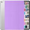 DuraSafe Cases for iPad Pro 12.9 2nd Gen 2017 Hard Back Case A1670 MQDC2LL/A MQDD2LL/A MQDA2LL/A A1671 MP6H2LL/A MP6J2LL/A MP6G2LL/A MPL02LL/A MPL12LL/A MPKY2LL/A A1821 MQEF2LL/A MQED2LL/A - Purple view 1