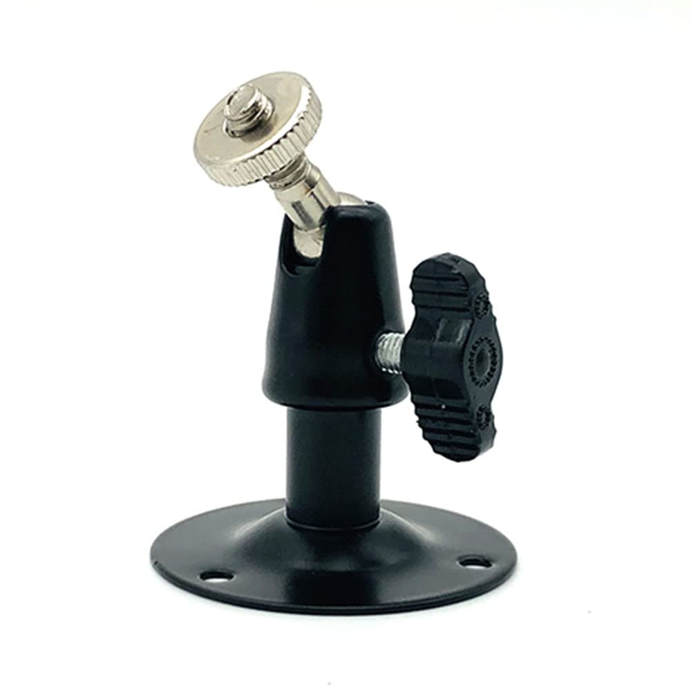 Indoor Outdoor Adjustable Portable Mini Surveillance CCTV Security Camera Mounting Bracket Ceiling Wall Mount Bracket 360 Degree Rotatable