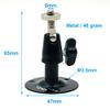 Indoor Outdoor Adjustable Portable Mini Surveillance CCTV Security Camera Mounting Bracket Ceiling Wall Mount Bracket 360 Degree Rotatable view 3