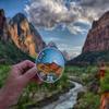 3.25" Zion National Park Sticker for Water Bottle Laptop Skateboard Luggage Guitar Car Motorcycle Bike Vinyl Waterproof Vacation Sticker Dishwasher Safe Decal view 2