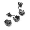 Auniwaig 40 Pcs Round Cable Wire Strain Relief Bush Grommet PA66 Strain Relief Bushing 6mm Hole Dia Electric Cable Protection Cord Buckle view 1