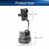 Auniwaig 40 Pcs Round Cable Wire Strain Relief Bush Grommet PA66 Strain Relief Bushing 6mm Hole Dia Electric Cable Protection Cord Buckle view 2
