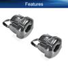 Auniwaig 40 Pcs Round Cable Wire Strain Relief Bush Grommet PA66 Strain Relief Bushing 6mm Hole Dia Electric Cable Protection Cord Buckle view 3