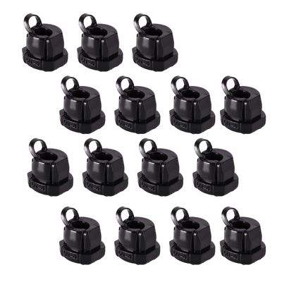 Aicosineg Plastic Strain Relief Bushing Cable Holder 6N-4 Power Cord Buckle clamp Wire Grommet Protective Cover Wiring Accessories 60pcs