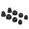 Replacement Powerbeats Pro Earbuds Ear Tips Silicone Eartips Compatible with Powerbeats Pro Beats Wireless Earphone (Black, 4 Pair) view 1