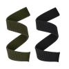 Abanen Hook and Loop Quick Dry Watch Band for Fenix 8 / epix Pro/Fenix 7/6/5 (47mm), 22mm Woven Nylon Ultralight Sport Wristband Strap for Garmin Instinct 2, Instinct 3 45mm (Black Green) view 1