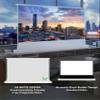 VIVIDSTORM-Screen Projector S 110 inch Motor Rollable Foldaway Portable Screen with All White Cinema PVC, 4k 3D HD Gaming/Office Room,Compatible with Standard Projector,VWSDSTWA110H view 3