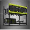 6 GPU Aluminum Stackable Open Air Mining Computer Frame Rig Ethereum Veddha (V3D-6GPU) view 1