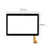 for HOOZO HZ0010 10.1" Touch Screen Digitizer Panel Glass Sensor Lens Replacement Repair Parts Kits with Free Tools(237mm*164mm) (Black) view 2