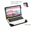 Berfea Laptop Sleeve, Protective Case Cover Compatible with HP Probook 450 G8/G9, 455 G10/G9/G8, Envy x360 15-ew Series 15.6 inch Laptops, PU Leather, Business Design, Stand Function, Pen Holder view 3