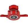 Hand Crank Siren, 110 dB Portable Handheld Air-raid Alarm Siren Horn for Camping Hiking Boating Schools Indoor Outdoor Evens Red view 1