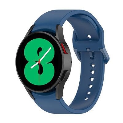 Senter for Watch Bands for Galaxy Watch 4 Bands,Soft Silicone Sport Replacement band for Galaxy Watch 4/Classic Smart Watch (Color button)
