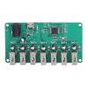 Eujgoov USB2.0 Hub Module 7-Port PCB Board with Device Indicator for Linux Android DC 5V view 1
