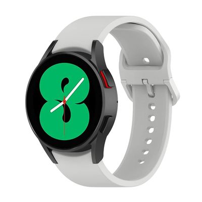 Senter for Watch Bands for Samsung Galaxy Watch 4 and Galaxy Watch 4 Classic Bands,Soft Silicone Sport Replacement band for Samsung Galaxy Watch 4/Classic Smart Watch (Color button)