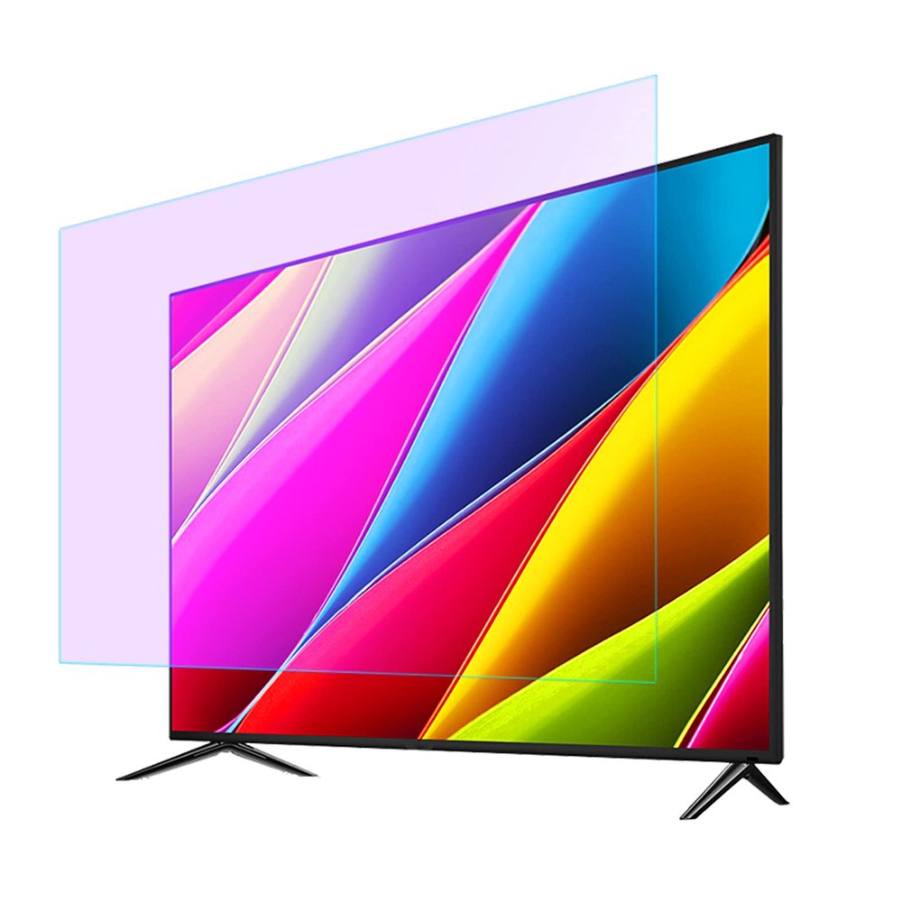 Anti UV TV Screen Protector for 32 Inch, Indoor & Outdoor Anti Glare TV Anti Blue Light Screen Frosted Film Anti-Reflection Rate Up to 90%,60" 1338 * 756