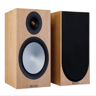 Silver 100 7G Bookshelf Speakers (Pair) by Monitor Audio