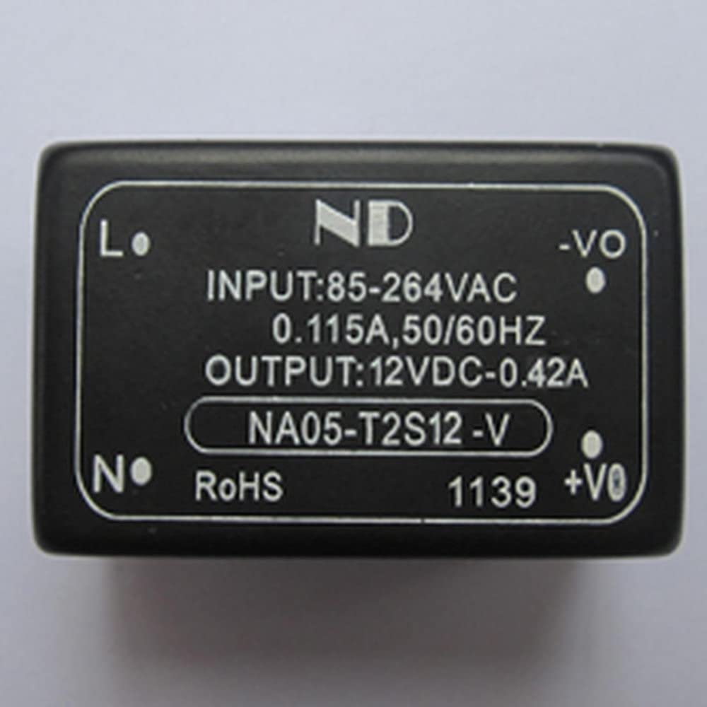 5pcs AC-DC Converter/Transformer 220V to 12V 5W ac dc Power Module
