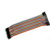 80pcs=1Px40x2 20cm 2.54mm 1pin 1p-1p Female to Male Jumper Wire Dupont Cable Wholesale view 1