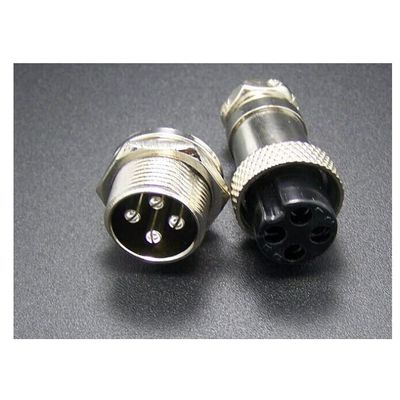10Pair=20Pcs GX16 GX16-4 4P 4Pin 16mm Male & Female Wire Panel Connector Circular Aviation Connector Socket Plug