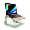 Ergonomic Aluminum Laptop Mount - Adjustable Computer Stand for MacBook Pro/Air HP Lenovo Samsung Dell - Fits 10-17.3" Laptops (Apple Green) view 1