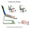 Ergonomic Aluminum Laptop Mount - Adjustable Computer Stand for MacBook Pro/Air HP Lenovo Samsung Dell - Fits 10-17.3" Laptops (Apple Green) view 2