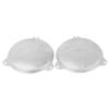YDLMT 2 Pcs Motorcycle Front Mesh Speaker Grills Covers for Harley Touring Electra Glide Street Glide Ultra Limited Tri Glide 20142023, Chrome view 4