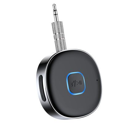Bluetooth Receiver, LAICOMEIN Portable 3.5mm Aux Car Adapter, Bluetooth Wireless Audio Receiver for Car/Home Stereo/Wired Headphones/Speaker, 16H Battery Life