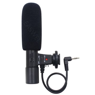 EASWEL for D7000 D300s D5100 D5300 D3300 D3200 3.5mm DV Stereo Microphone Mic
