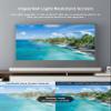 VIVIDSTORM-Home Screen,3D Long Focus Ambient Light Rejecting Screen,White Housing Motorized Floor-Rising Projection Screen,Compatible with Lumen up to 1800ANSI of Normally Projector,VWSDSTALR84H-3D view 4