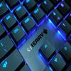 CHERRY MX 10.0N RGB, Flat Mechanical Gaming Keyboard, UK Layout (QWERTY), Wired, Original CHERRY MX LOW PROFILE RGB SPEED Switches, Black view 4