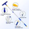 ITTAR Grout Brush with Long Adjustable Handle, Swivel Scrub Brush, V-Shape Grout Line Scrubber with Stiff Bristle for Deep Cleaning Tile Grout, Shower, Kitchen, Hard-to-Reach Corners view 4