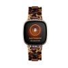 RuiRdot Versa 3 Replacement Strap, 5.5"-7.87" Adjustable Resin Sport Bracelet Lightweight Detachable Links Replacement Band with Folding Buckle Compatible with Versa 3/Sense Smart Watch (R10) view 2