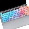 Keyboard Cover for MacBook Pro 13 inch M2 (2023-2022), & 2021-2020 M1 A2338 A2289 A2251 & MacBook Pro 16-inch A2141 2020-2019 Release,with Touch Bar Touch ID Keyboard Protective Skin-Colorful view 1