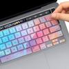 Keyboard Cover for MacBook Pro 13 inch M2 (2023-2022), & 2021-2020 M1 A2338 A2289 A2251 & MacBook Pro 16-inch A2141 2020-2019 Release,with Touch Bar Touch ID Keyboard Protective Skin-Colorful view 4