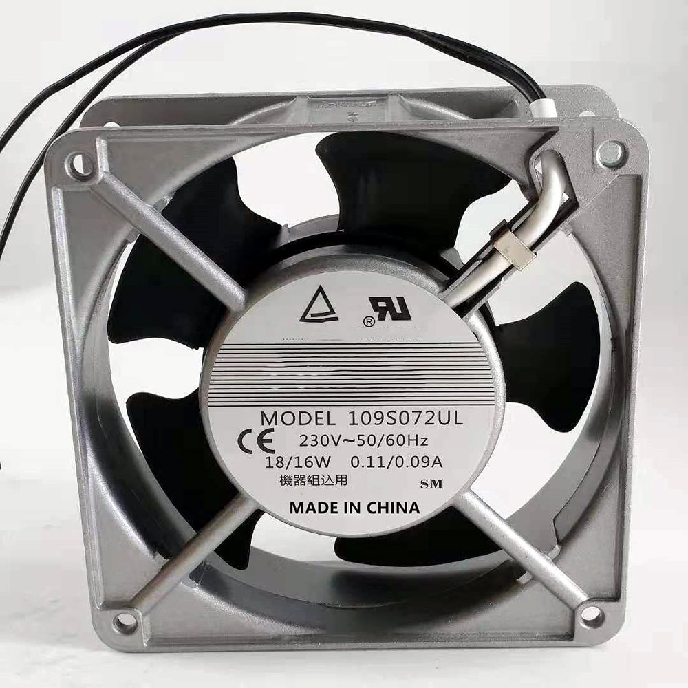 109S072UL Fan 230V 18/16W 120x120x38mm 2-Wire Cooling Fan