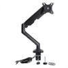 Bush Business Furniture Adjustable Single Monitor Arm, Commercial Office Desk Accessories, Satin Black view 1
