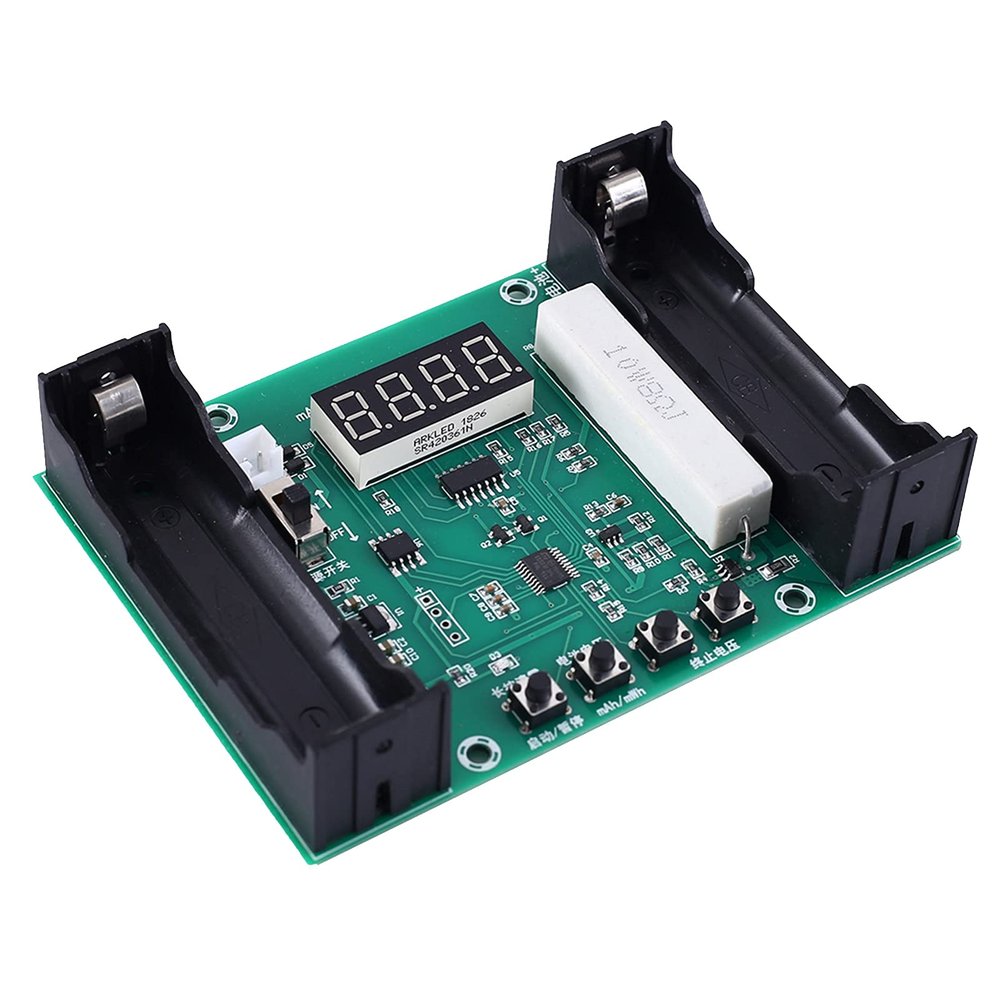 DADAKEWIN Battery Capacity Tester MAh MWh for 18650 Lithium Battery Digital Measurement Lithium Battery Power Detector Tester Voltmeter (Size : 18650)