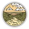 Squiddy West Virginia - Vinyl Sticker Decal for Phone, Laptop, Water Bottle (3" Wide) view 1