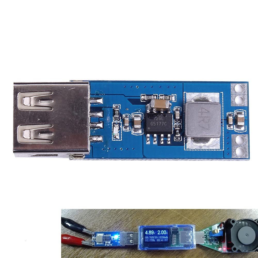 2A Step Up Power Module Boost Converter Board USB Boost Power Supply Module Vehicle Mobile Charger DC-DC 3V 3.3V 3.7V 4.2V to 5V