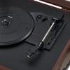 Arkrocket Discovery II 3-Speed Bluetooth Record Player Retro Console Turntable with Built-in Speakers and Removable Legs (Brown) view 4