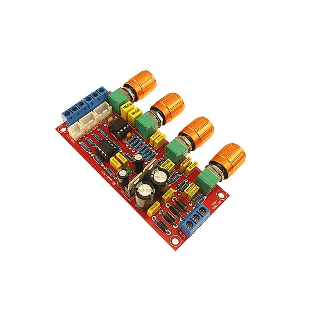 AC12V-18V NE5532 Front Board Two Channels HiFi Fever Grade Tone Board Power Amplifier Front Panel Finished Board